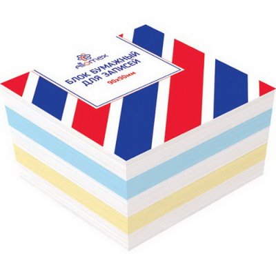 Блок для записи цветной AT 9х9х5см 2600
