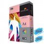 Бумага цветная A4 Р80 500л. 250л. Paperline 170 Розовый (Pink)