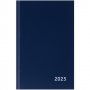 Ежедневник 2025г., датированный А5, 168л., бумвинил, BG, синий 59614