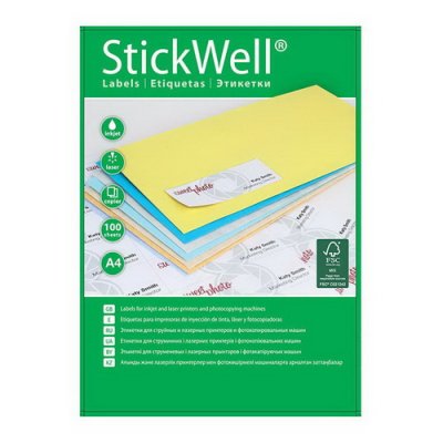 Этикетки Stickwell 21шт. 70х42,4мм. самок. # 11250