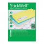 Этикетки Stickwell 21шт. 70х42,4мм. самоклеющие # 11250