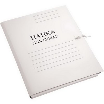 Папка д/бумаг на завязках 360гр  немелов. DV 7410