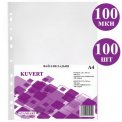 Файл А4 100мк 100шт/УПАК Kuvert gloss # 217-100