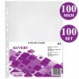 Файл А4 100мк 100шт/УПАК Kuvert gloss # 217-100