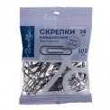 Скрепки Globus 28мм 100шт, пакет с европодвесом С28/100 Пл
