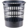 Корзина для бумаг OfficeClean круглая, сетчатая, СЕРАЯ 9л  299872