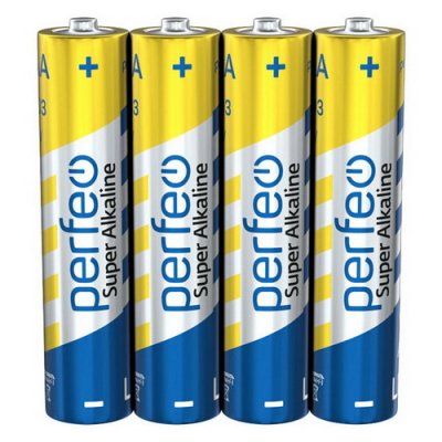 Батарейка LR03/AAA Perfeo Super Alkaline SH4 4ШТ/УПАК