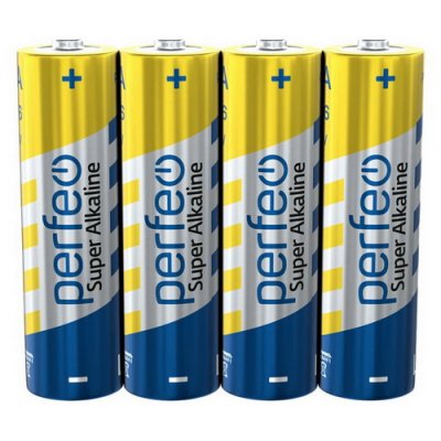 Батарейка LR6/AA Perfeo Super Alkaline SR4 4ШТ/УПАК