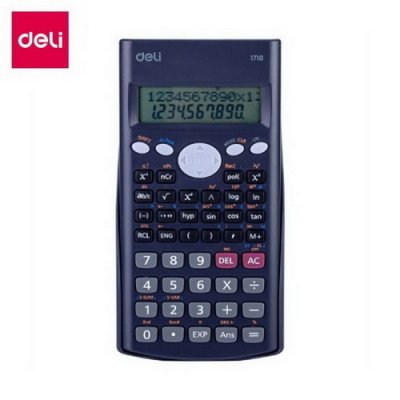 Калькулятор инженер. DELI 1710, 240 функции, 10+2 разр