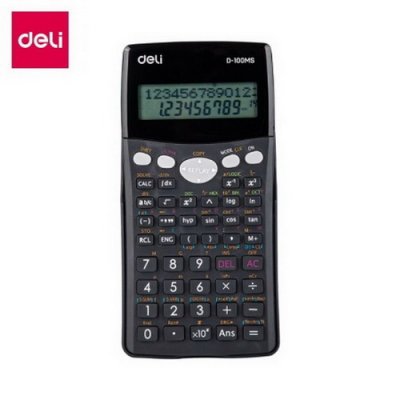 Калькулятор инженер. Deli ED-100MS, 300 функций, 10+2 разр
