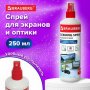 Чистящая жидкость-спрей BRAUBERG для экранов всех типов и оптики, универсальная, 250 мл, 510.117