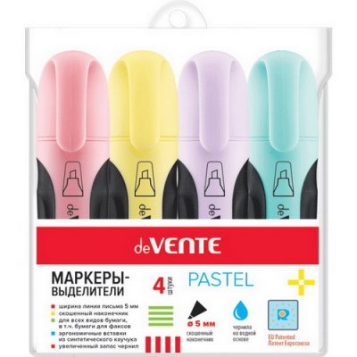 Набор марк.текст. DV Pastel 4цв. 5809
