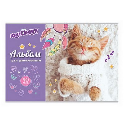 Альбом д/рис.40л. ЮНЛ 