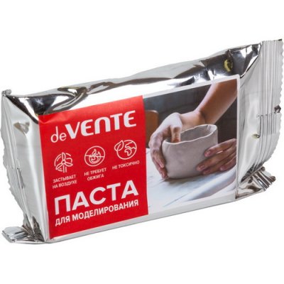 Паста (масса) для моделиров. DV БЕЛАЯ 150гр самозат. 2420