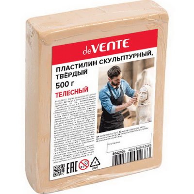 Пласт. скульпт. DV ТЕЛЕСНЫЙ твердый 0,5кг 2905