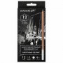 Карандаши МЕЛОВЫЕ художественные белые, НАБОР 12 шт., BRAUBERG ART CLASSIC, грифель 4 мм, 181.897