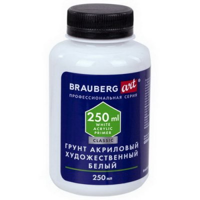 Грунт акриловый BRA ART 250мл Белый 192.348