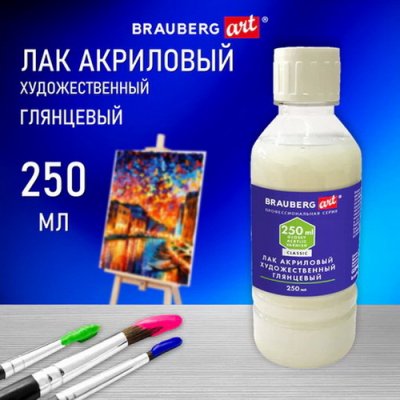 Лак акрил. BRA глянц. баночка 250 мл, 192.349