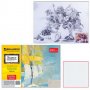 Холст на картоне с контуром BRAUBERG ART CLASSIC, 