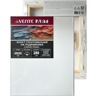 Холст на подр. 20*25 DV грунтов. 100% хлопок 0412