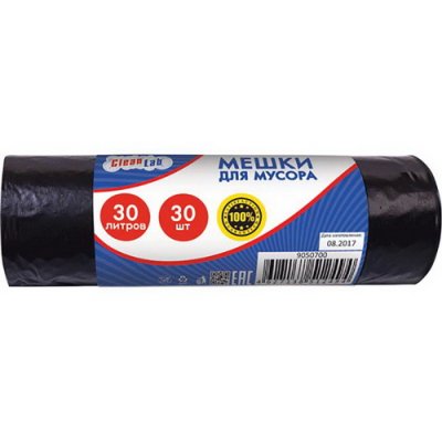 Пакет д/мусора CL  30л. 30шт. (50*60) 8мкм 0700
