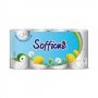 Бумага туалетная Soffione 8шт. 3сл.