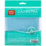 Салфетка для оптики и стекла OfficeClean, плотная микрофибра, 30*30см, синяя 275763