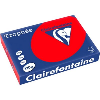 Бум.цвет. Trophee Coral Red (Красная) 500л. A4 Р80 8175