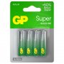 Батарейка алкалиновая GP Super 15A, AA, LR6-BL4, 1.5В, блистер, цена за 4 шт.