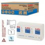 Полотенца бумажные 190 шт., LAIMA (Система H2) UNIVERSAL WHITE, 1-слойные, белые, 22,5х20,5 см, Z-сложения, 112.517