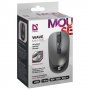 Мышь беспроводная бесшумная DEFENDER Wave MM-995, USB, 3 кнопки+1 колесо-кнопка, оптическая, СЕРАЯ 52993