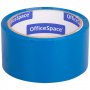 Упаковочная лента цветная СИНЯЯ 48х40м OfficeSpace 6290